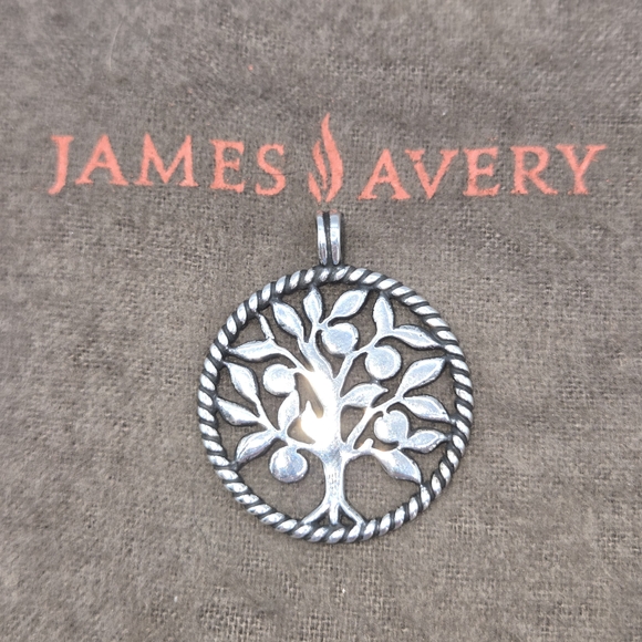 James Avery Silver Tree of Life Pendant - Picture 2 of 4